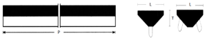 v shape batten fitting (tled)