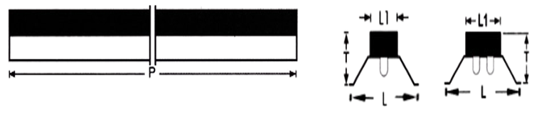 v shape batten fitting (tled)